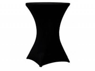 Obrus na party stôl - stretch + klobúčik / čierny